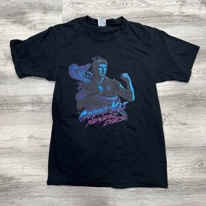 Cobra Kai Never Dies Graphic Tee Black T-Shirt Small‎